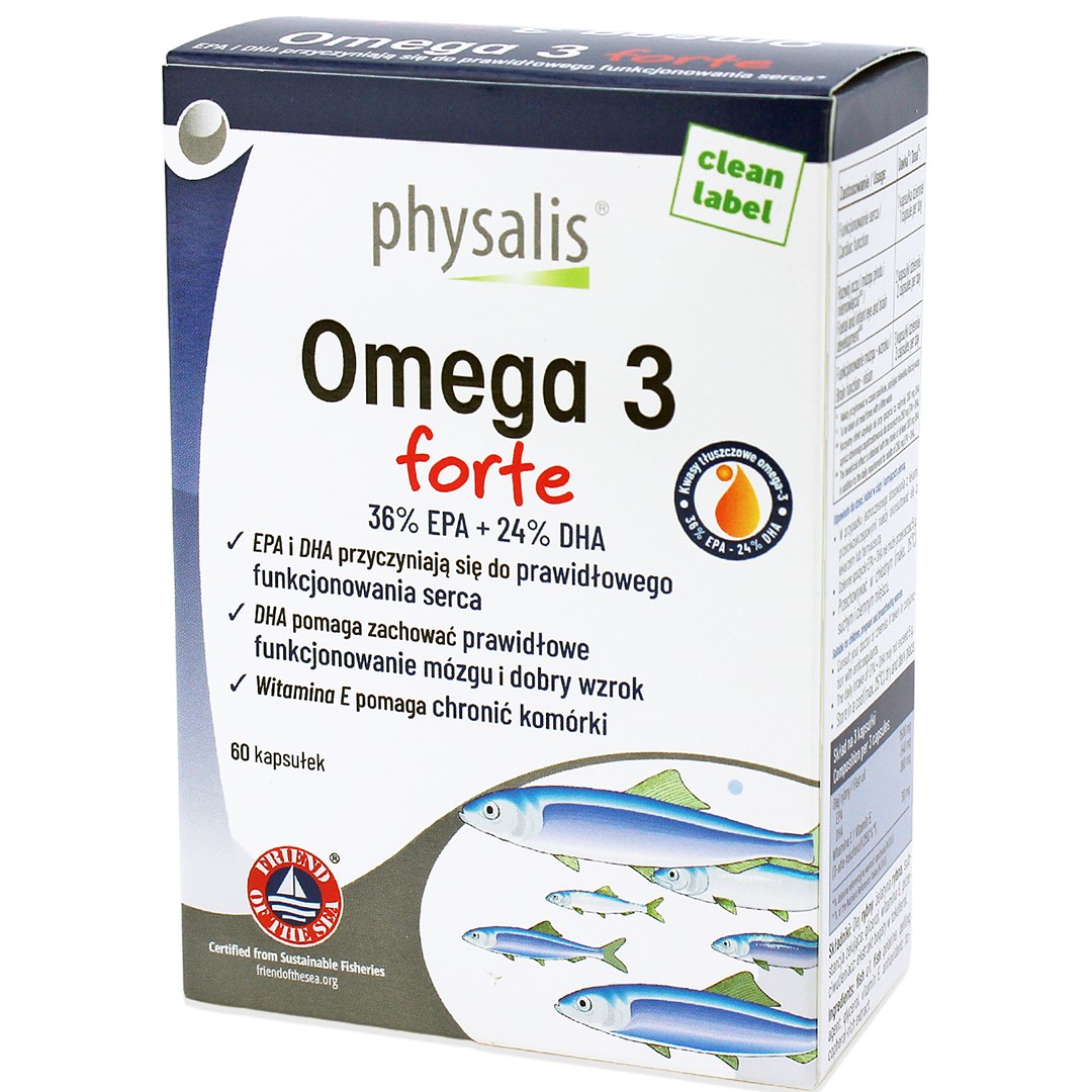 OMEGA 3 FORTE 60 KAPSUŁEK - PHYSALIS