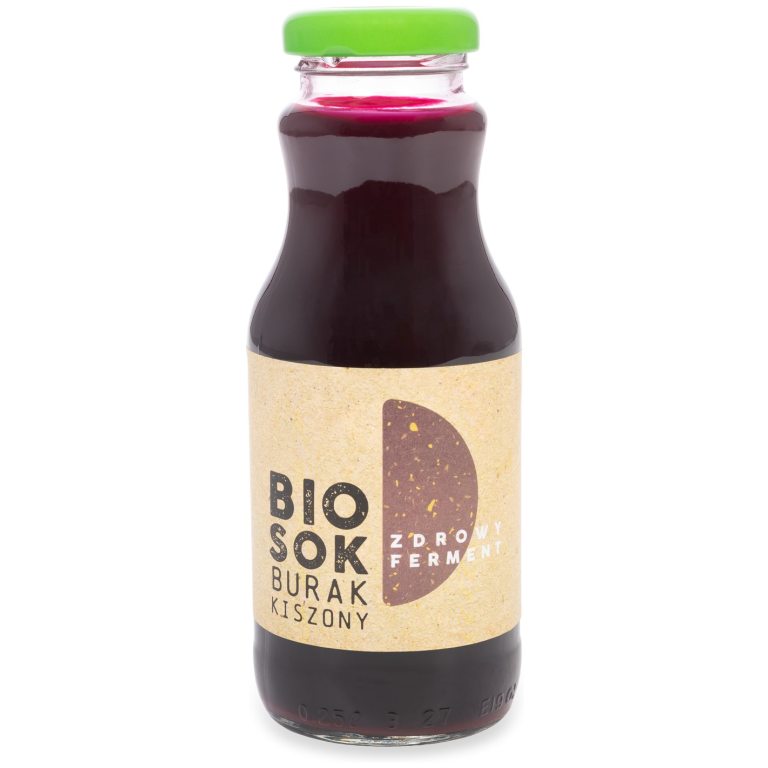 SOK Z BURAKA KISZONEGO NFC BIO 250 ml - OWOCOWE SMAKI