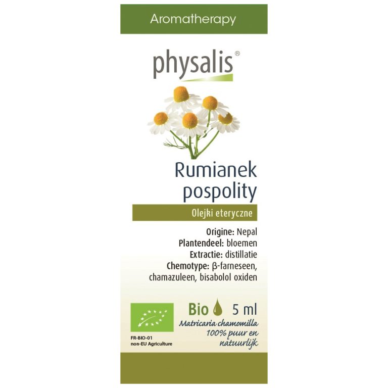OLEJEK ETERYCZNY RUMIANEK POSPOLITY BIO 5 ml - PHYSALIS