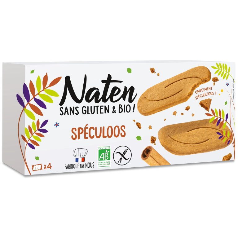 CIASTKA CYNAMONOWE BEZGLUTENOWE BIO 120 g - NATEN