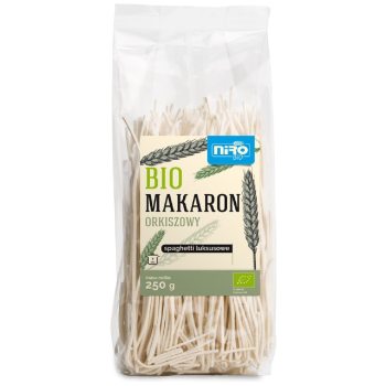 MAKARON (ORKISZOWY) SPAGHETTI LUKSUSOWY BIO 250 g - NIRO