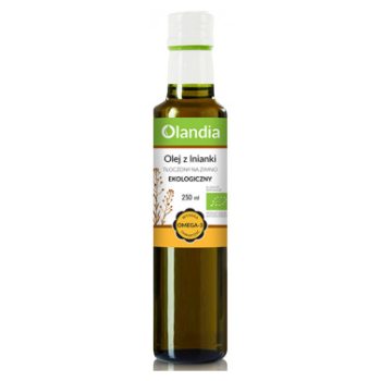 OLEJ Z LNIANKI TŁOCZONY NA ZIMNO BIO 250 ml - OLANDIA