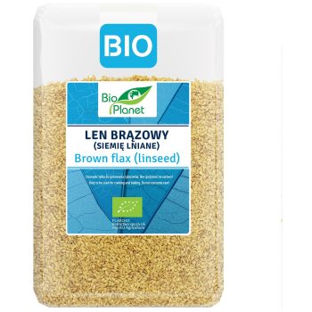 LEN ZŁOTY (SIEMIĘ LNIANE) BIO 2 kg - BIO PLANET