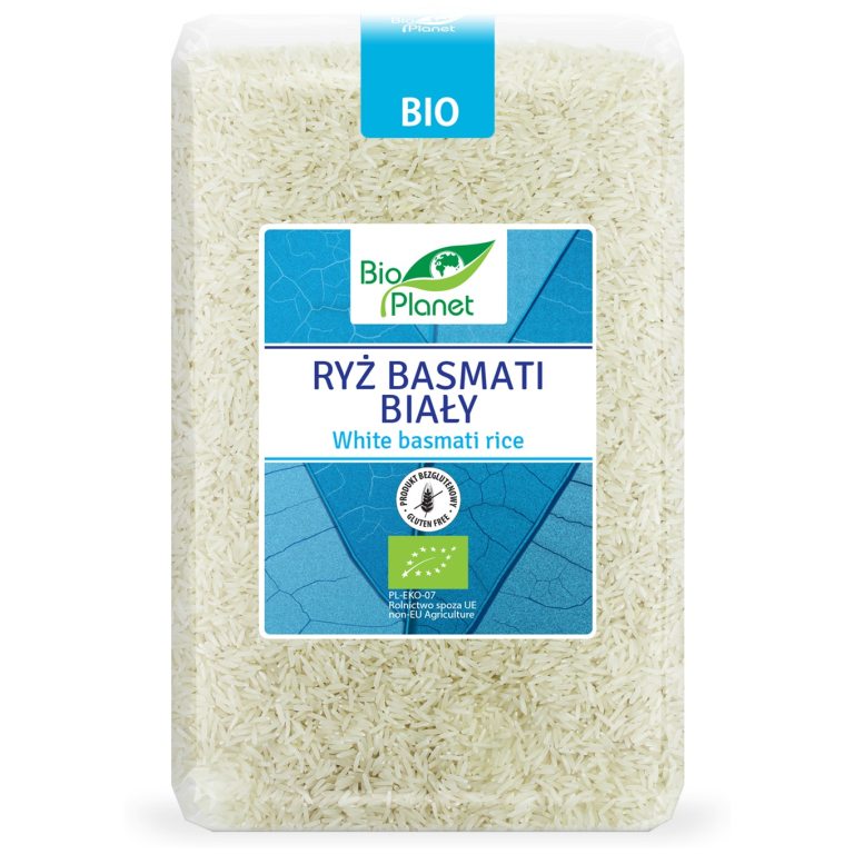 RYŻ BASMATI BIAŁY BEZGLUTENOWY BIO 2 kg - BIO PLANET