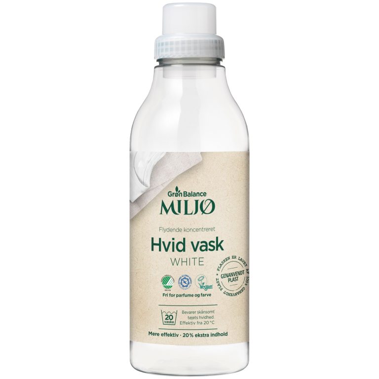 PŁYN DO PRANIA BIAŁYCH UBRAŃ (KONCENTRAT) ECO 900 ml (20 PRAŃ) - GRON BALANCE
