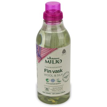 PŁYN DO PRANIA WEŁNIANYCH I JEDWABNYCH UBRAŃ (KONCENTRAT) ECO 900 ml (30 PRAŃ) - GRON BALANCE