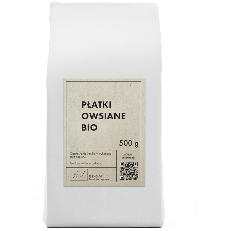 PŁATKI OWSIANE BIO 500 g - THE PLANET