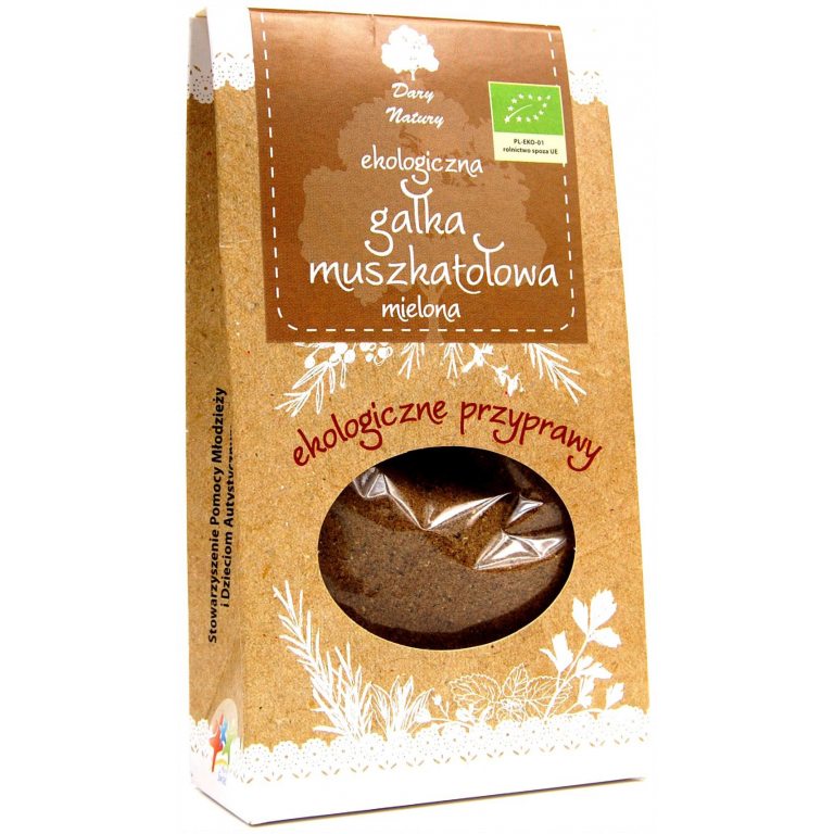 GAŁKA MUSZKATOŁOWA MIELONA BIO 30 g - DARY NATURY