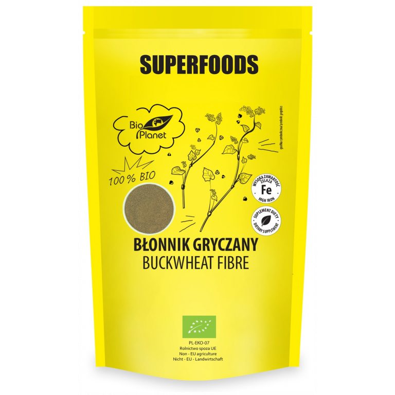 BŁONNIK GRYCZANY BIO 200 g - BIO PLANET