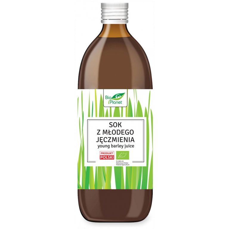 SOK Z MŁODEGO JĘCZMIENIA BIO 500 ml - BIO PLANET