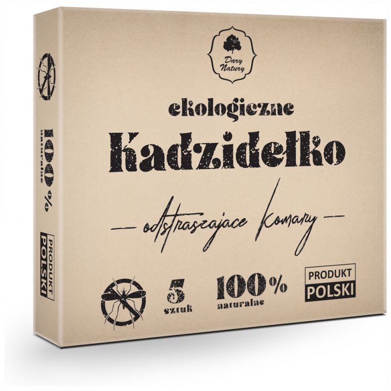 KADZIDEŁKO ODSTRASZAJĄCE KOMARY EKO (5 szt) - DARY NATURY (PRODUKT SEZONOWY)