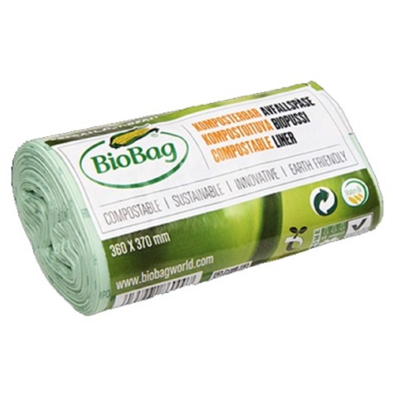 WORKI NA ODPADY BIO I ZMIESZANE 6 L 30 szt. (KOMPOSTOWALNE I BIODEGRADOWALNE) - BIOBAG