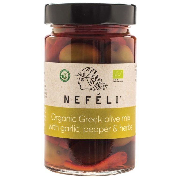 OLIWKI MIX BEZ PESTEK W ZALEWIE BIO 295 g (140 g) – NEFELI