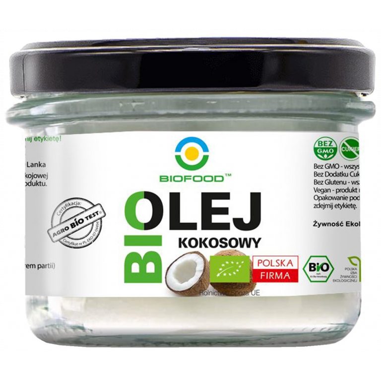 OLEJ KOKOSOWY BEZWONNY BIO 180 ml - BIO FOOD