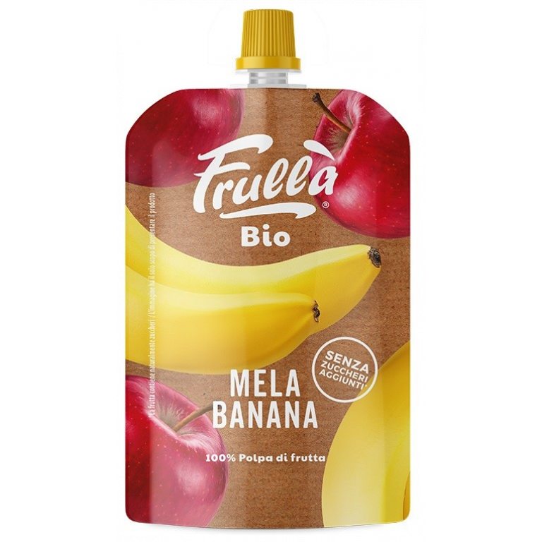 MUS JABŁKO - BANAN BEZ DODATKU CUKRÓW BIO 100 g - NATURA NUOVA