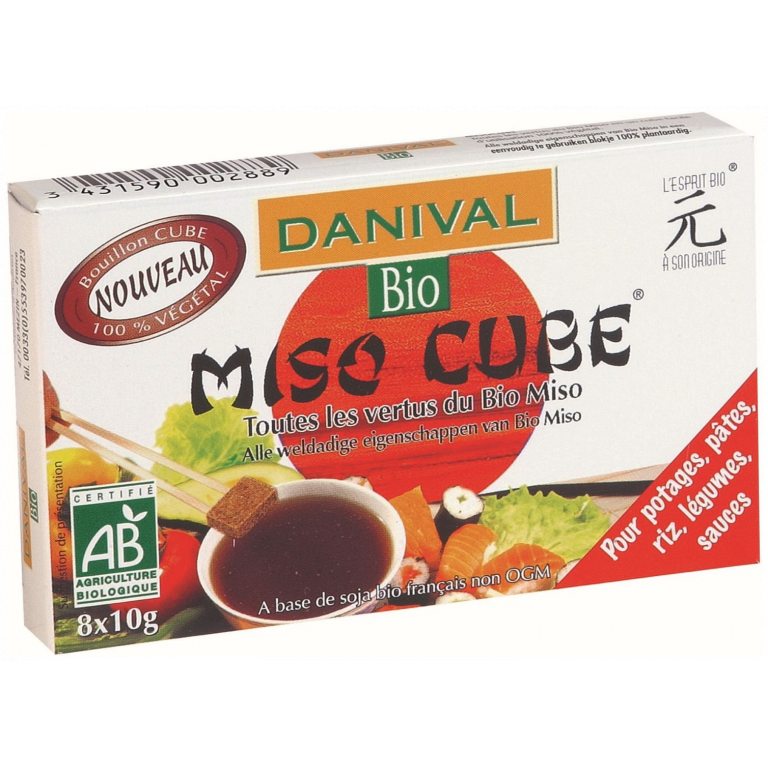 MISO KOSTKI BIO (8 x 10 g) 80 g - DANIVAL