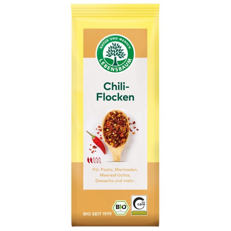 CHILI PŁATKI BIO 45 g - LEBENSBAUM