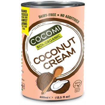 KREM KOKOSOWY BEZ GUMY GUAR BEZ DODATKU CUKRÓW BIO 400 ml - COCOMI