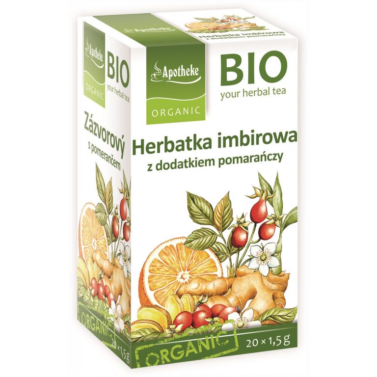 HERBATKA IMBIR - POMARAŃCZA BIO (20 x 1