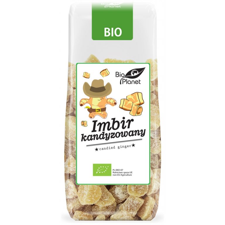 IMBIR KANDYZOWANY BIO 100 g - BIO PLANET