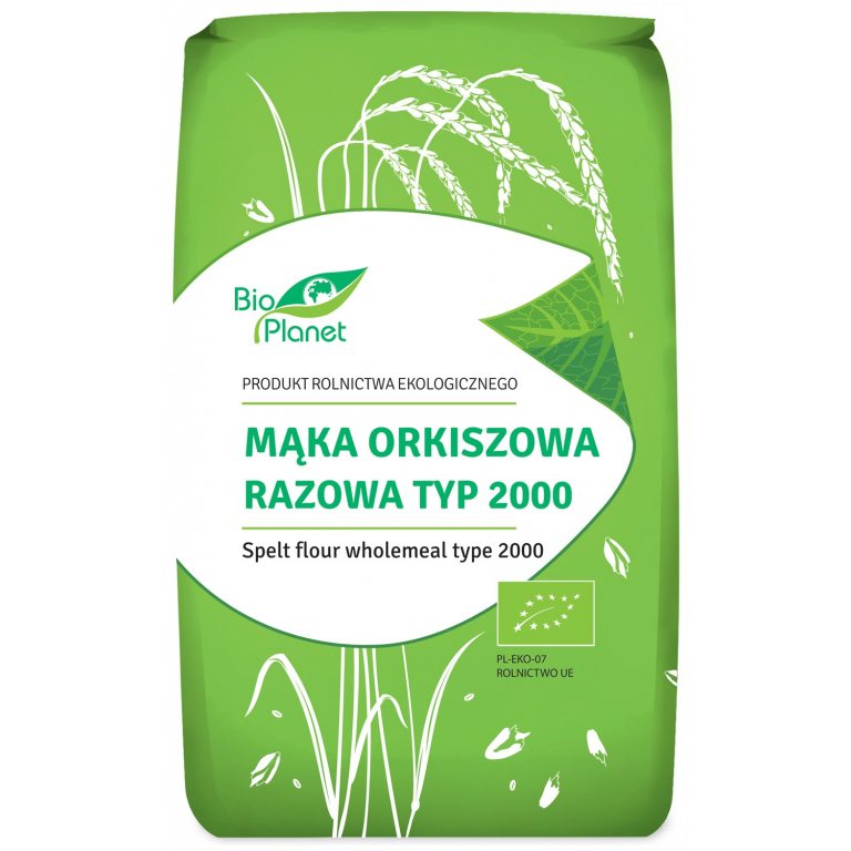 MĄKA ORKISZOWA RAZOWA TYP 2000 BIO 500 g - BIO PLANET