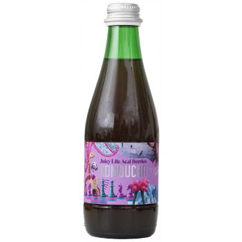 KOMBUCHA O SMAKU JAGÓD ACAI (JUICY LIFE ACAI BERRIES) BIO 330 ml - KOMBUCHA BY LAURENT