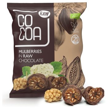 MORWA TURECKA W SUROWEJ CZEKOLADZIE BIO 70 g - COCOA