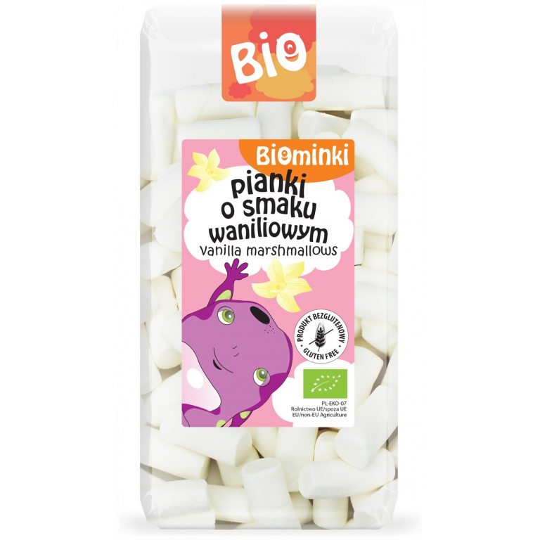 PIANKI O SMAKU WANILIOWYM BEZGLUTENOWE BIO 100 g - BIOMINKI