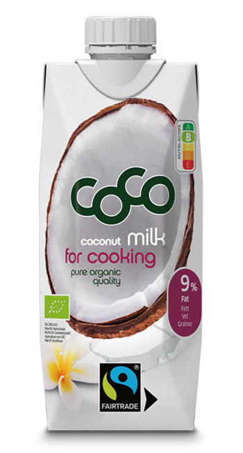 COCONUT MILK - NAPÓJ KOKOSOWY DO GOTOWANIA BEZ DODATKU CUKRÓW BIO 500 ml - COCO (DR MARTINS)