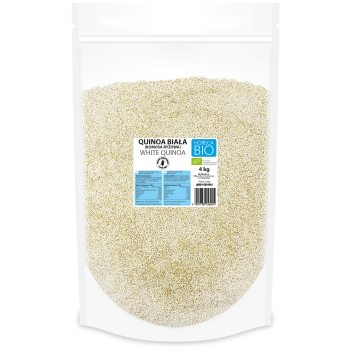 QUINOA BIAŁA (KOMOSA RYŻOWA) BEZGLUTENOWA BIO 4 kg - HORECA (BIO PLANET)