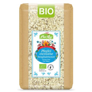 PŁATKI OWSIANE BEZGLUTENOWE BIO (POLSKA) 1 kg - BIO RAJ
