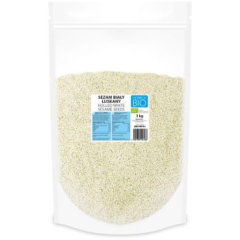 SEZAM BIAŁY ŁUSKANY BIO 3 kg - HORECA (BIO PLANET)
