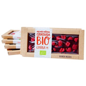 CZEKOLADA DESEROWA Z MALINAMI BIO 53 g - CUKIERNIA STAROPOLSKA
