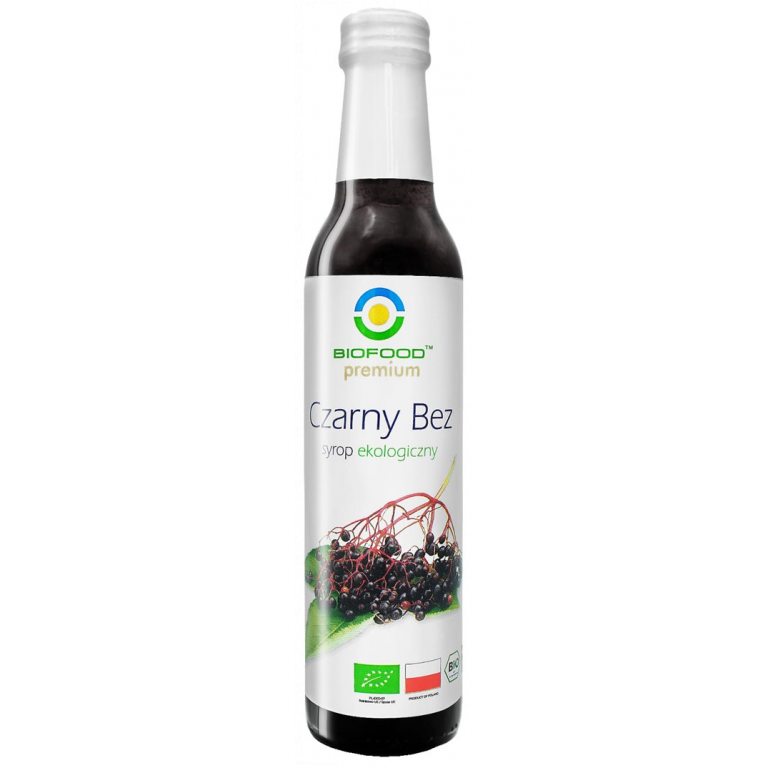 SYROP Z CZARNEGO BZU BIO 250 ml - BIO FOOD