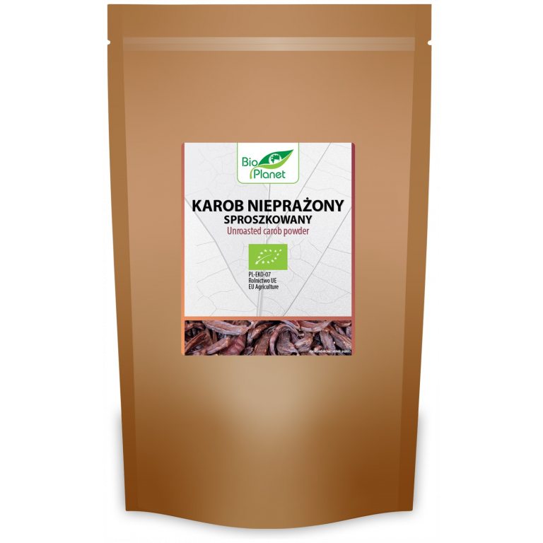 KAROB NIEPRAŻONY SPROSZKOWANY BIO 400 g - BIO PLANET