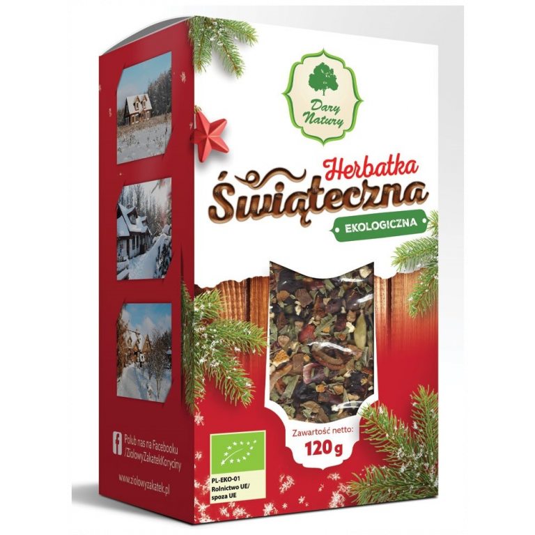 HERBATKA ŚWIĄTECZNA BIO 120 g - DARY NATURY (PRODUKT SEZONOWY)