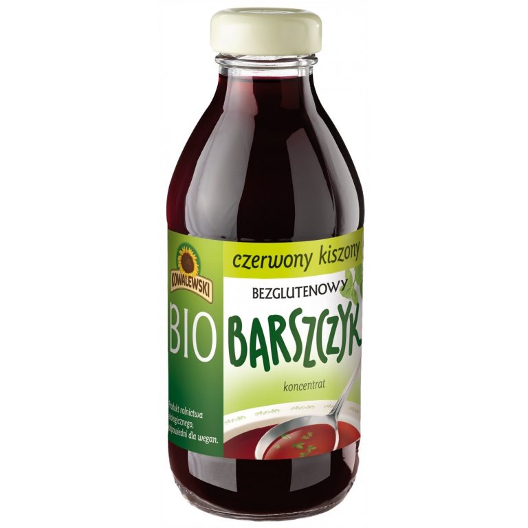 BARSZCZ CZERWONY KISZONY BEZGLUTENOWY KONCENTRAT BIO 320 ml - KOWALEWSKI