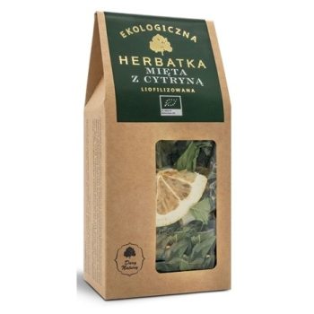 HERBATKA LIOFILIZOWANA MIĘTA Z CYTRYNĄ BIO 25 g - DARY NATURY
