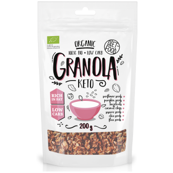GRANOLA KETO BIO 200 g - DIET-FOOD