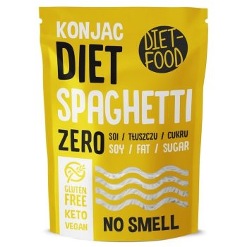 MAKARON (KONJAC) SPAGHETTI BEZGLUTENOWY 270 g (200 g) - DIET-FOOD