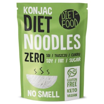 MAKARON (KONJAC) NOODLE BEZGLUTENOWY 270 g (200 g) - DIET-FOOD