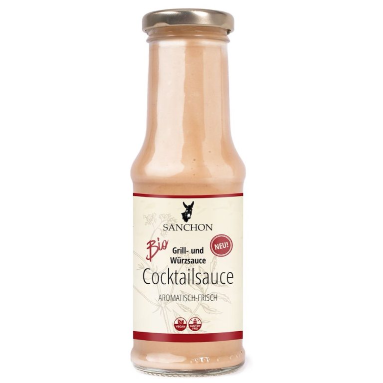 SOS KOKTAJLOWY BEZGLUTENOWY BIO 210 ml - SANCHON