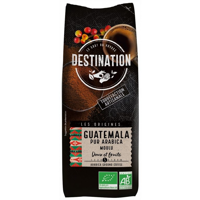 KAWA MIELONA ARABICA 100 % GWATEMALA FAIR FOR LIFE BIO 250 g - DESTINATION