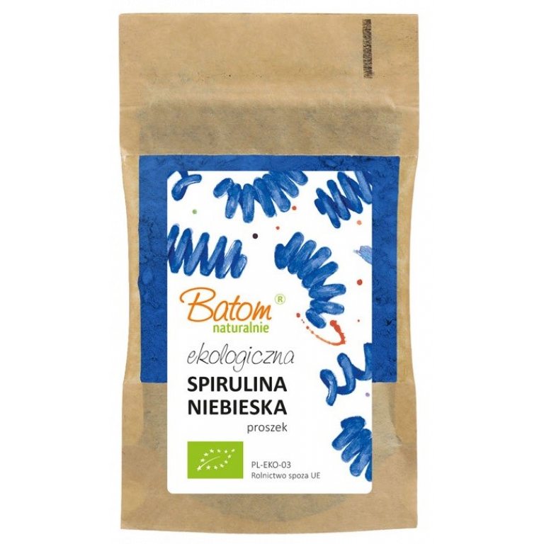 SPIRULINA NIEBIESKA BIO 15 g - BATOM