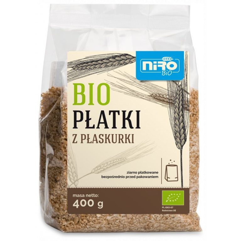 PŁATKI Z PŁASKURKI BIO 400 g - NIRO