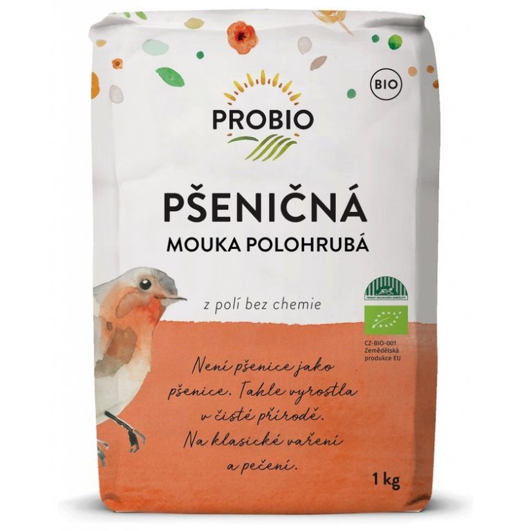 MĄKA PSZENNA KRUPCZATKA TYP 450 BIO 1 kg - PROBIO