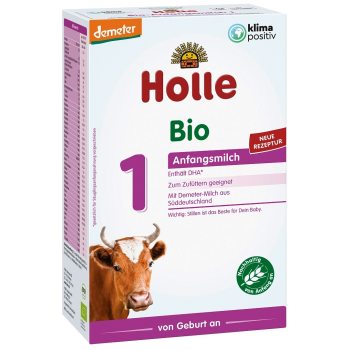 MLEKO KROWIE 1 NASTĘPNE DLA NIEMOWLĄT PO 6 MIESIĄCU DEMETER BIO 400 g - HOLLE