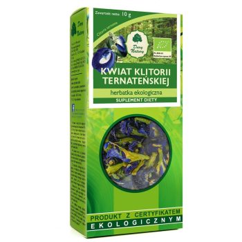 HERBATKA KWIAT KLITORII TERNATEŃSKIEJ BIO 10 g - DARY NATURY
