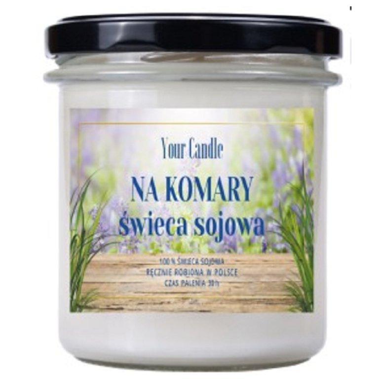 ŚWIECA SOJOWA NA KOMARY 150 ml - YOUR CANDLE (PRODUKT SEZONOWY)