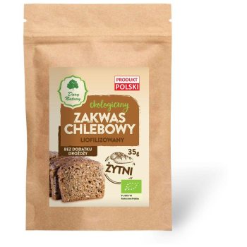 ZAKWAS CHLEBOWY ŻYTNI LIOFILIZOWANY BIO 35 g - DARY NATURY